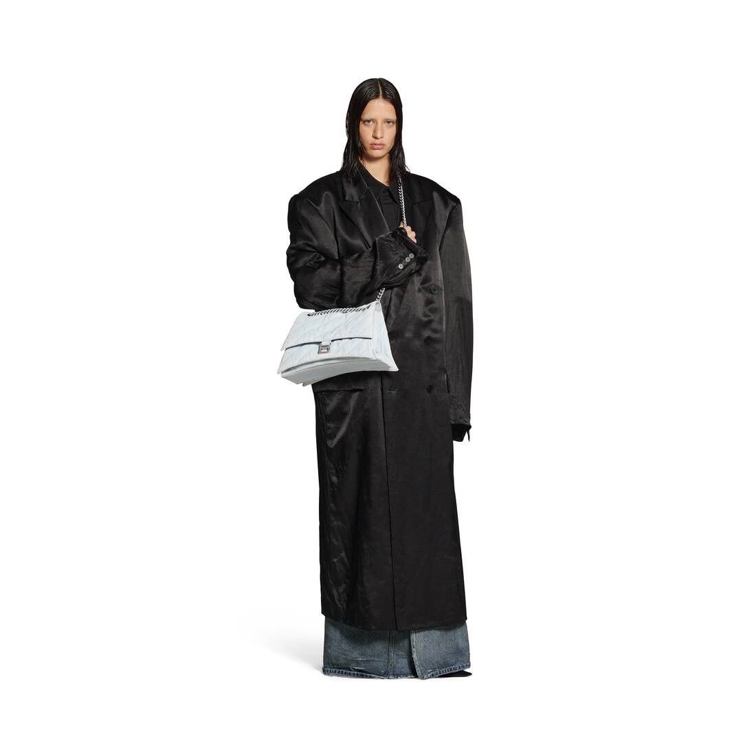 Balenciaga oc11z0426 Size: OS / Crush Medium Chain Bag Quilted Denim Size ONE SIZE - 4 Thumbnail