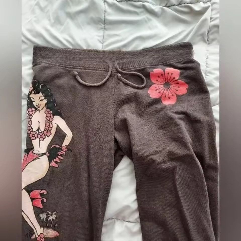 Japanese Brand Gothic Spicy Girls Aesthetics Graphic Print Casual Hot Pant Size 34" / US 12 / IT 48 - 3 Thumbnail