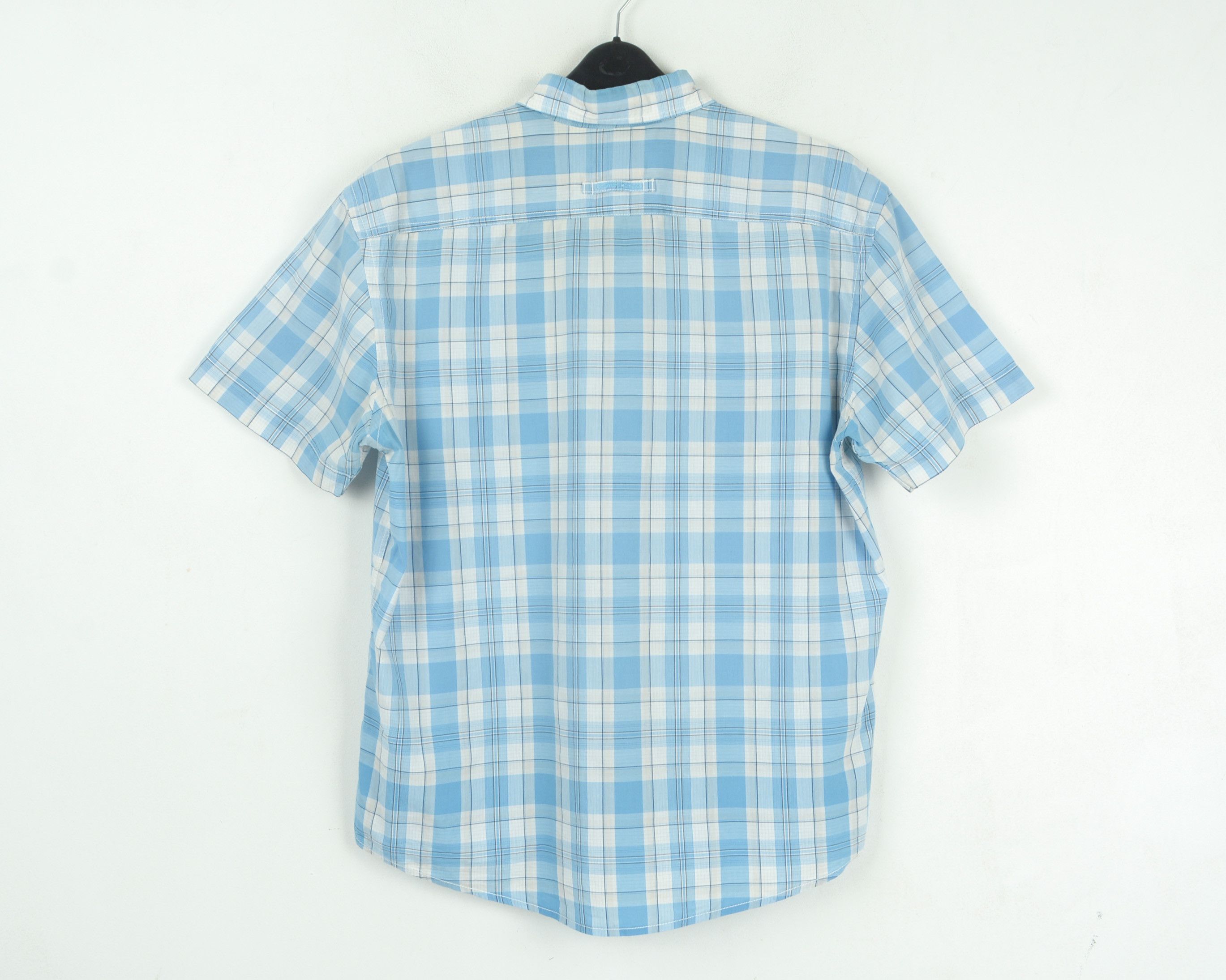 camel active L Short Sleeved Shirt Check Casual Plaid Button Up Summer Size US L / EU 52-54 / 3 - 6 Thumbnail