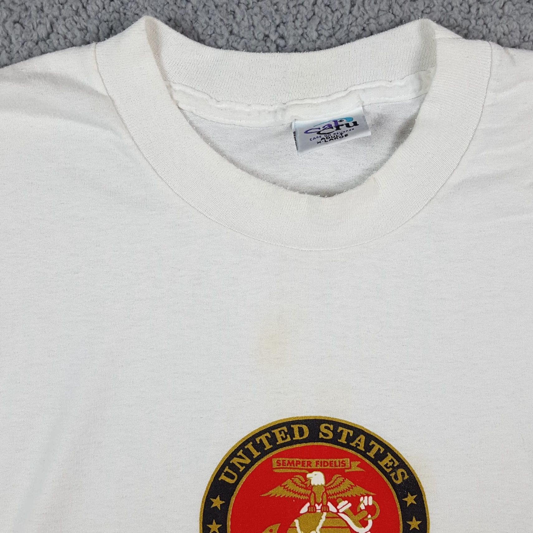 Vintage Vintage US Marines T-Shirt XL Camouflage Military Camo 90s 00s Army Outdoor Retro Size US XL / EU 56 / 4 - 4 Thumbnail
