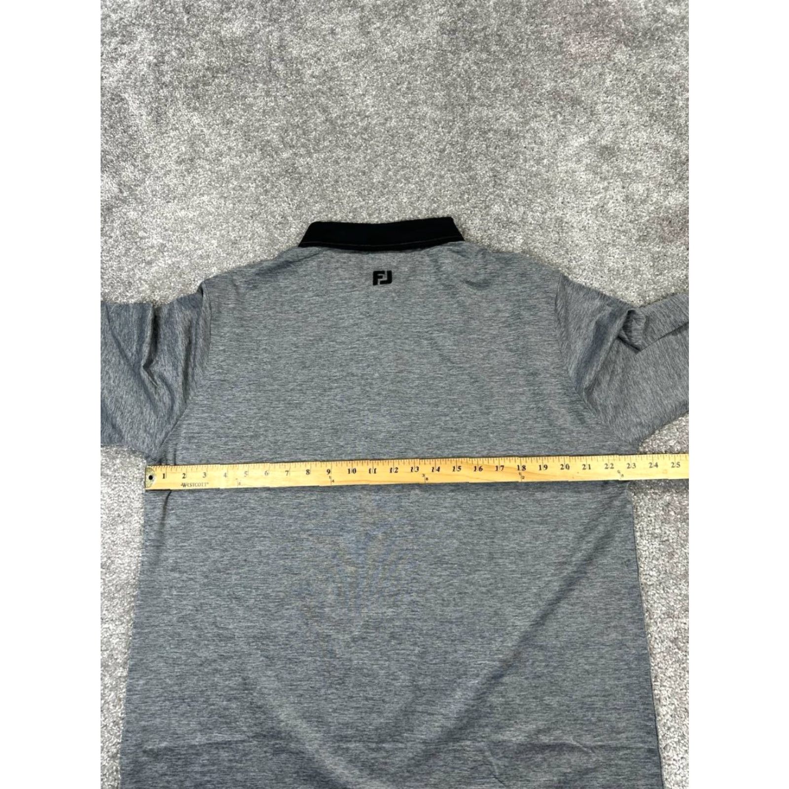 Footjoy FootJoy Polo Shirt Mens XL Gray Black Golf Polo Shirt Casual Sports Weathered by FootJoy Size US XL / EU 56 / 4 - 5 Thumbnail