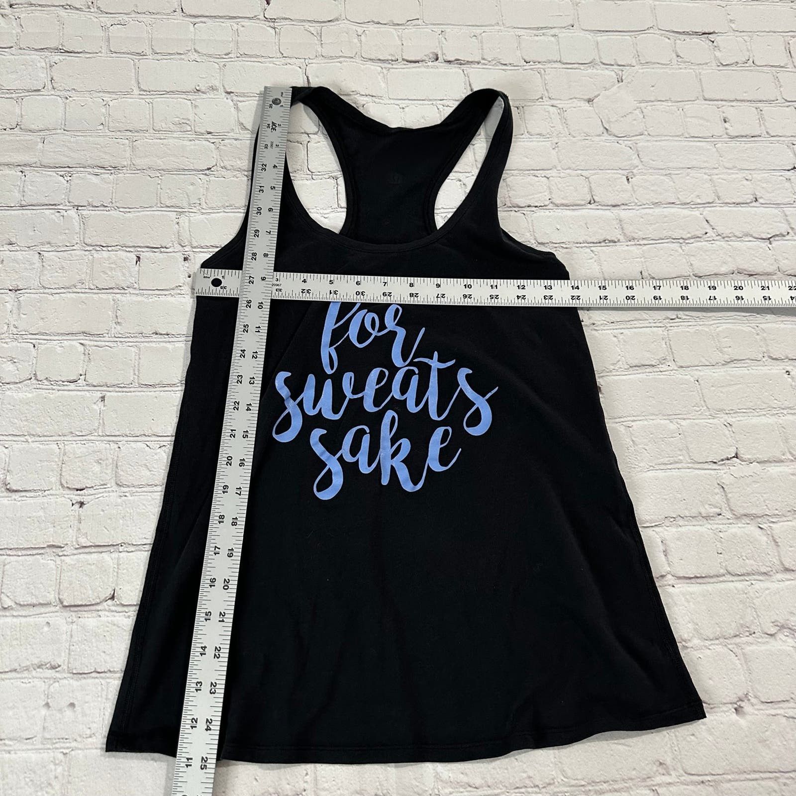 Lululemon LULULEMON SPECIAL EDITION "FOR SWEATS SAKE" RACERBACK TANK Size S / US 4 / IT 40 - 6 Thumbnail