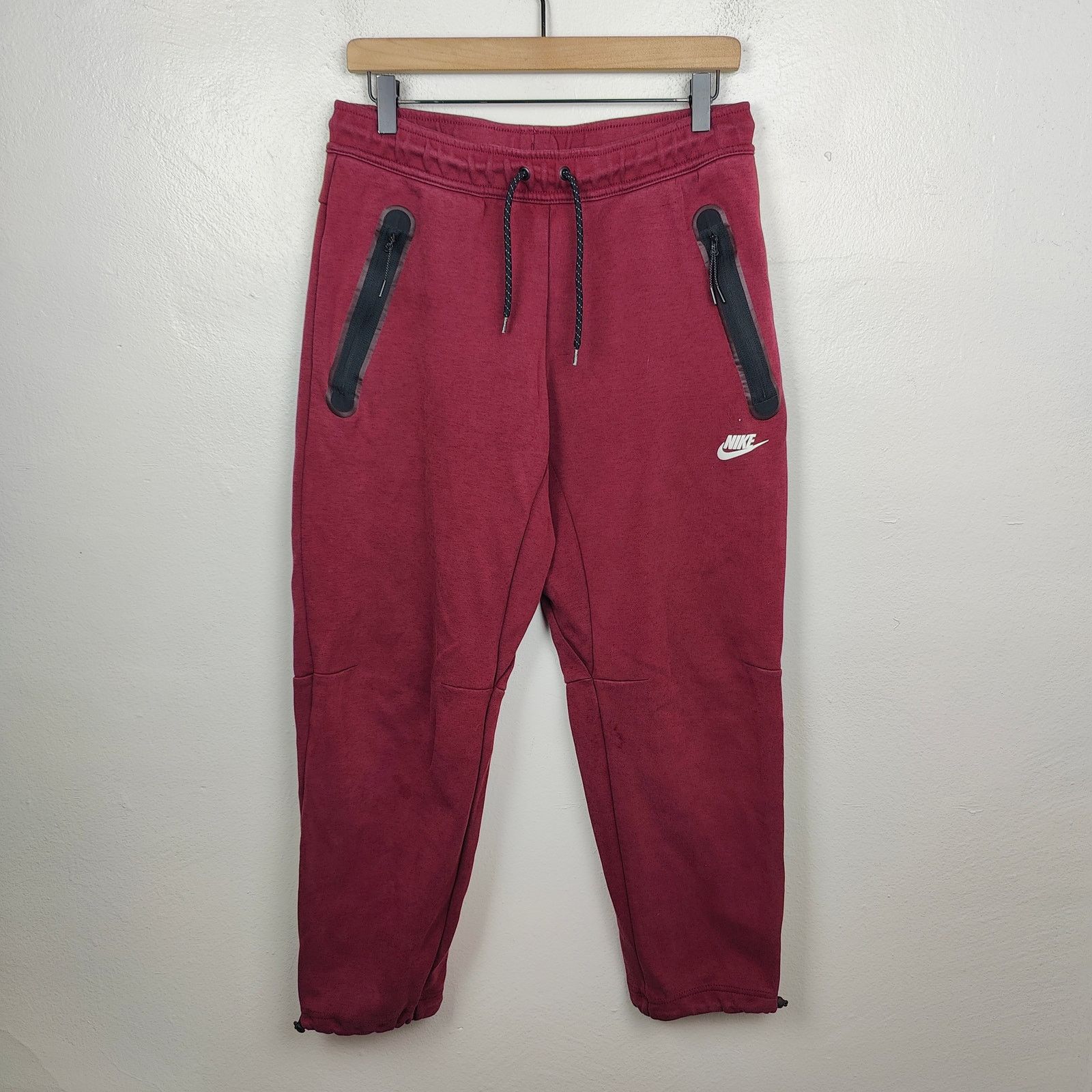 Nike Nike Sportswear Tech Fleece Joggers Mens Medium Red Size US 32 / EU 48 - 1 Thumbnail
