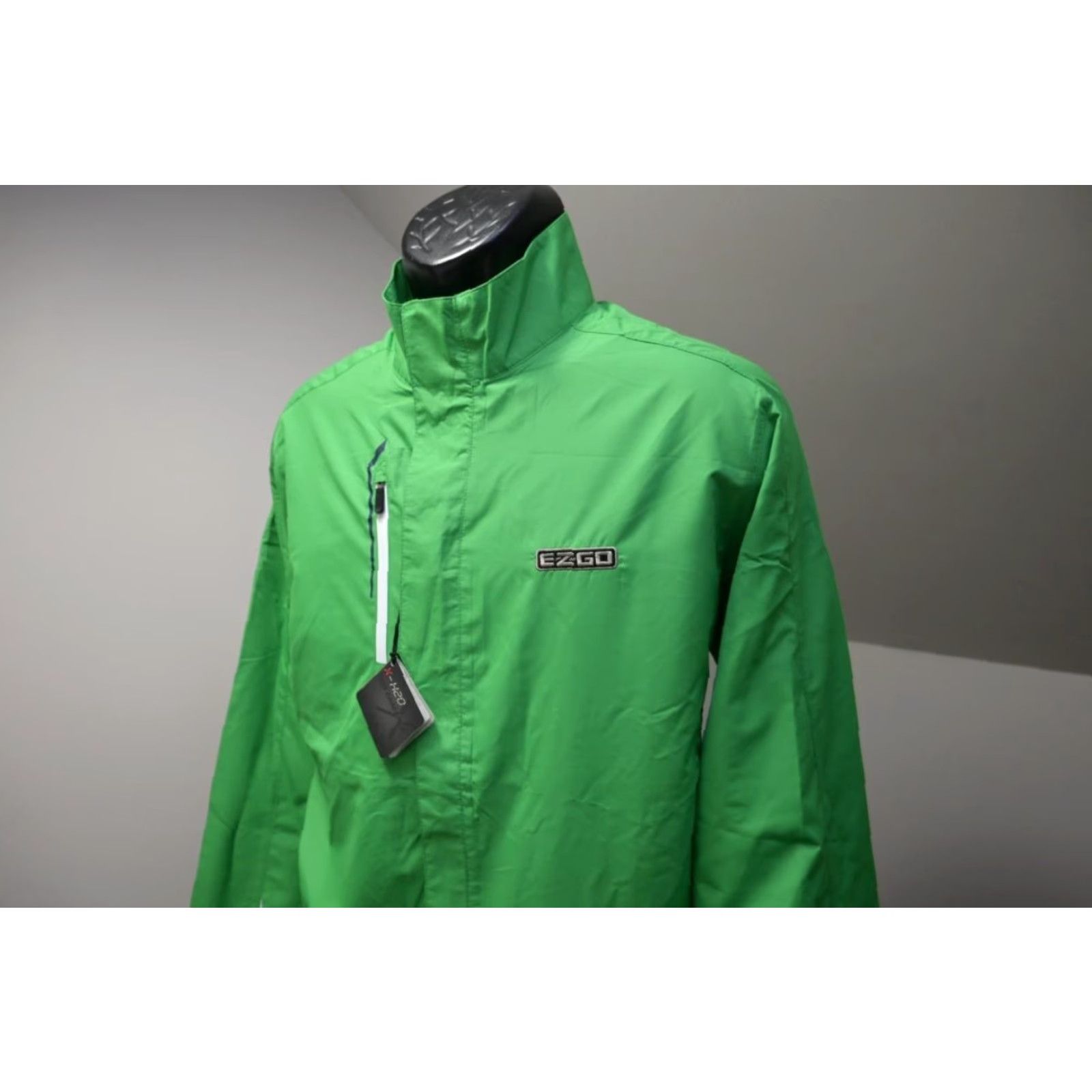 Bobby Jones Green H2O Windbreaker Golf Jacket Men's Size Medium Performance NWT