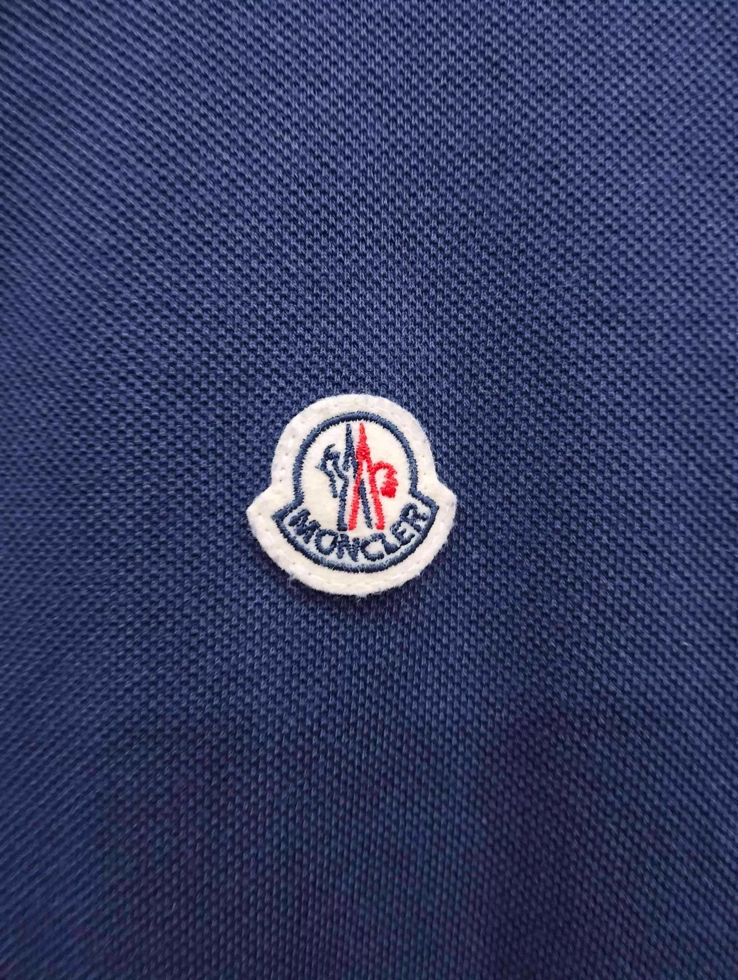Moncler Moncler Navy short-sleeve Polo S Size US S / EU 44-46 / 1 - 5 Thumbnail