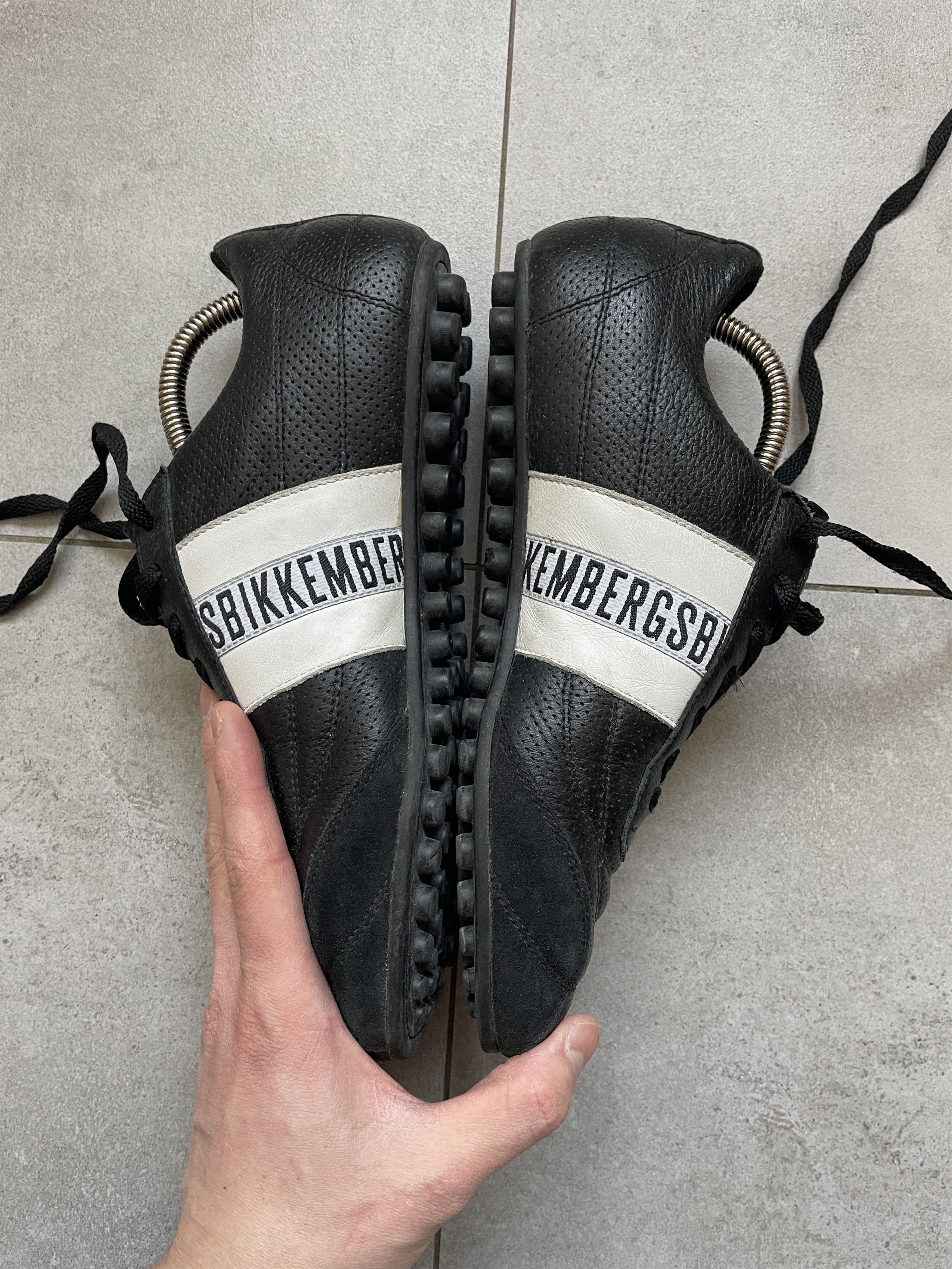 Dirk Bikkembergs Y2K DIRK BIKKEMBERGS BLACK SOCCER BALENCIAGA TYPE TRAINERS Size US 6.5 / EU 39-40 - 6 Thumbnail