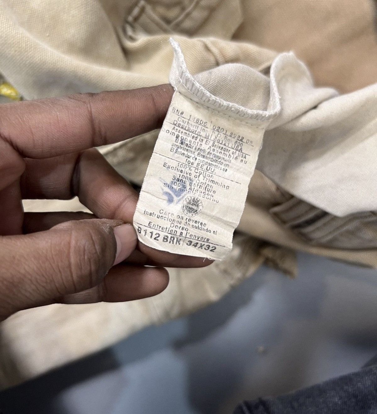 Carhartt Vintage carhartt cargo thrashed repair denim Size US 32 / EU 48 - 8 Thumbnail