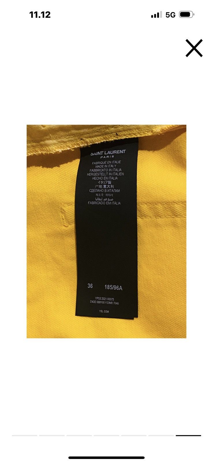 Saint Laurent Paris Saint Laurent Bermuda shorts Size US 36 / EU 52 - 7 Thumbnail