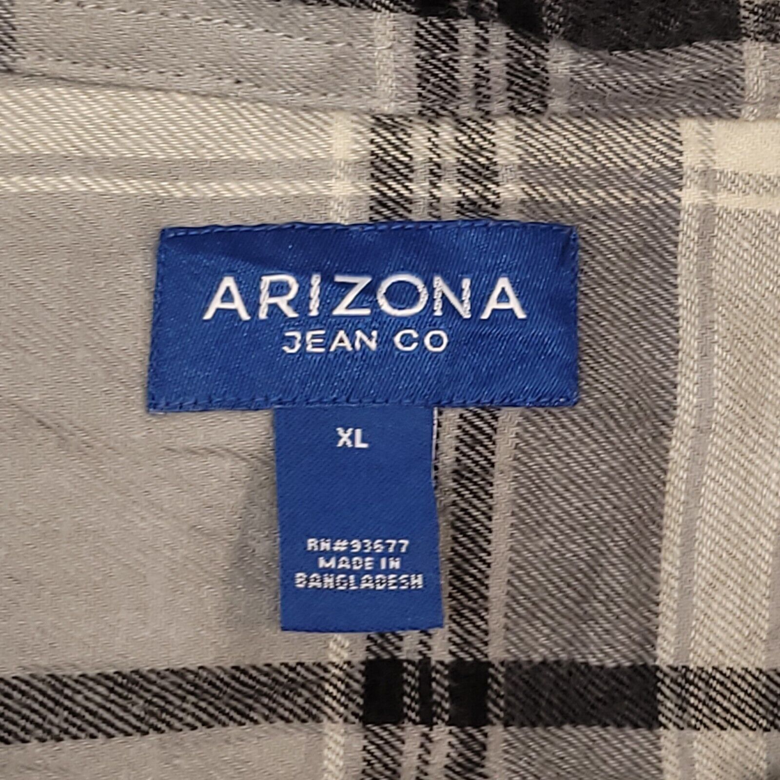 Arizona Jean Co. Arizona Jean Co Madras Flannel Button Up Shirt Mens Size XL Size US XL / EU 56 / 4 - 3 Thumbnail