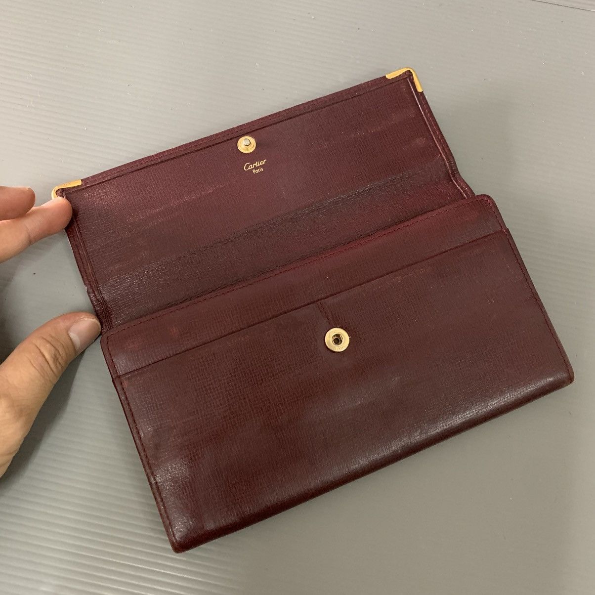 Cartier Cartier Leather Long Wallet Size ONE SIZE - 6 Thumbnail