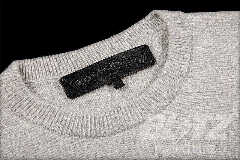 Chrome Hearts CHROME HEARTS LIFE SENTENCE EMBROIDERED CASHMERE CREWNECK Size US L / EU 52-54 / 3 - 4 Thumbnail