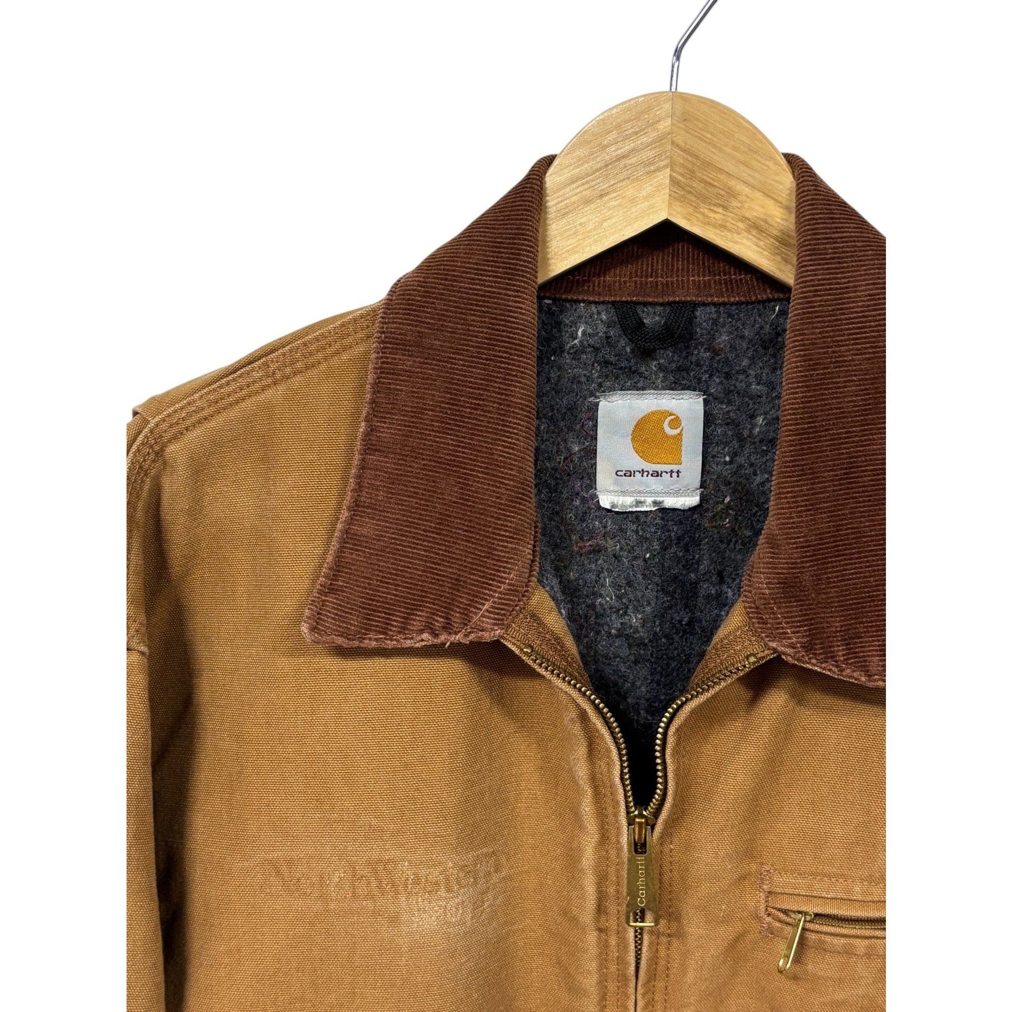 Carhartt Vintage Carhartt Blanked Lined Brown Detroit Jacket Size Lar Size US L / EU 52-54 / 3 - 3 Thumbnail