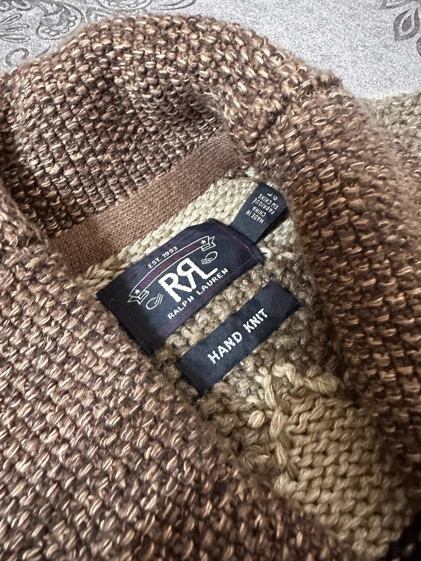 RRL Ralph Lauren This is a heavyweight, classic Southwest style sweater Size US L / EU 52-54 / 3 - 3 Thumbnail