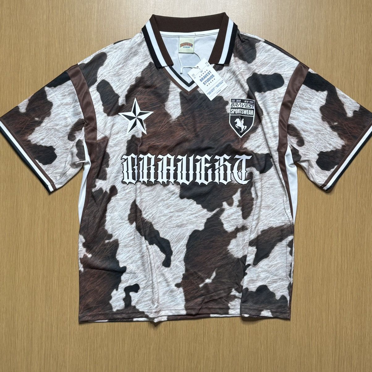 Bravest Studios Bravest Studios Cow Print Jersey Size US M / EU 48-50 / 2 - 1 Thumbnail