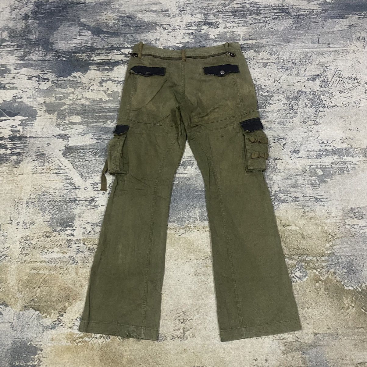 If Six Was Nine × Japanese Brand × Vintage Vtg Japan Flare Cargo Bondages Pants Size US 32 / EU 48 - 2 Thumbnail