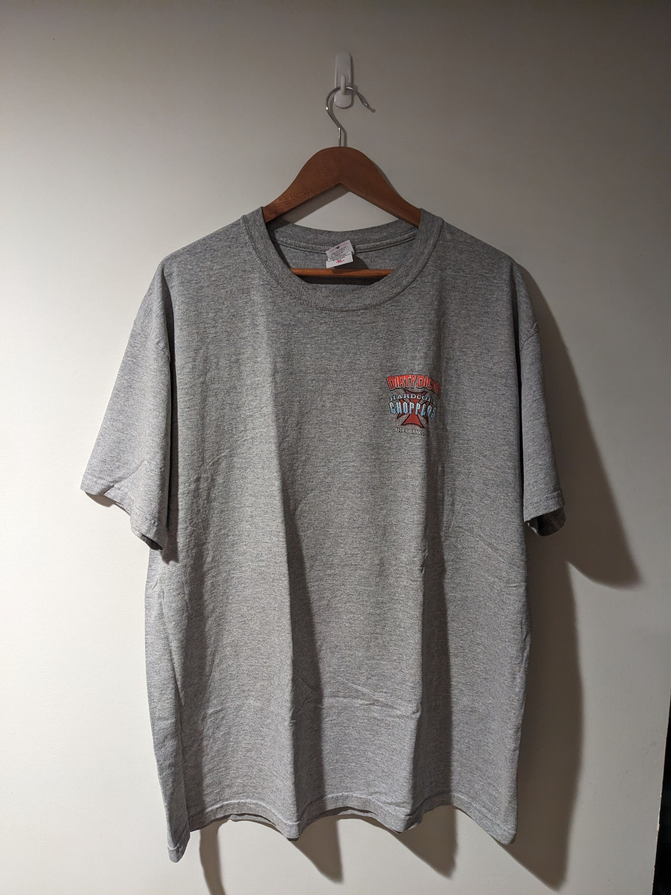 Vintage × West Coast Choppers Vintage 90s Dirty Dicks Hardcore Choppers Motorcycle T-Shirt Size US XL / EU 56 / 4 - 4 Thumbnail