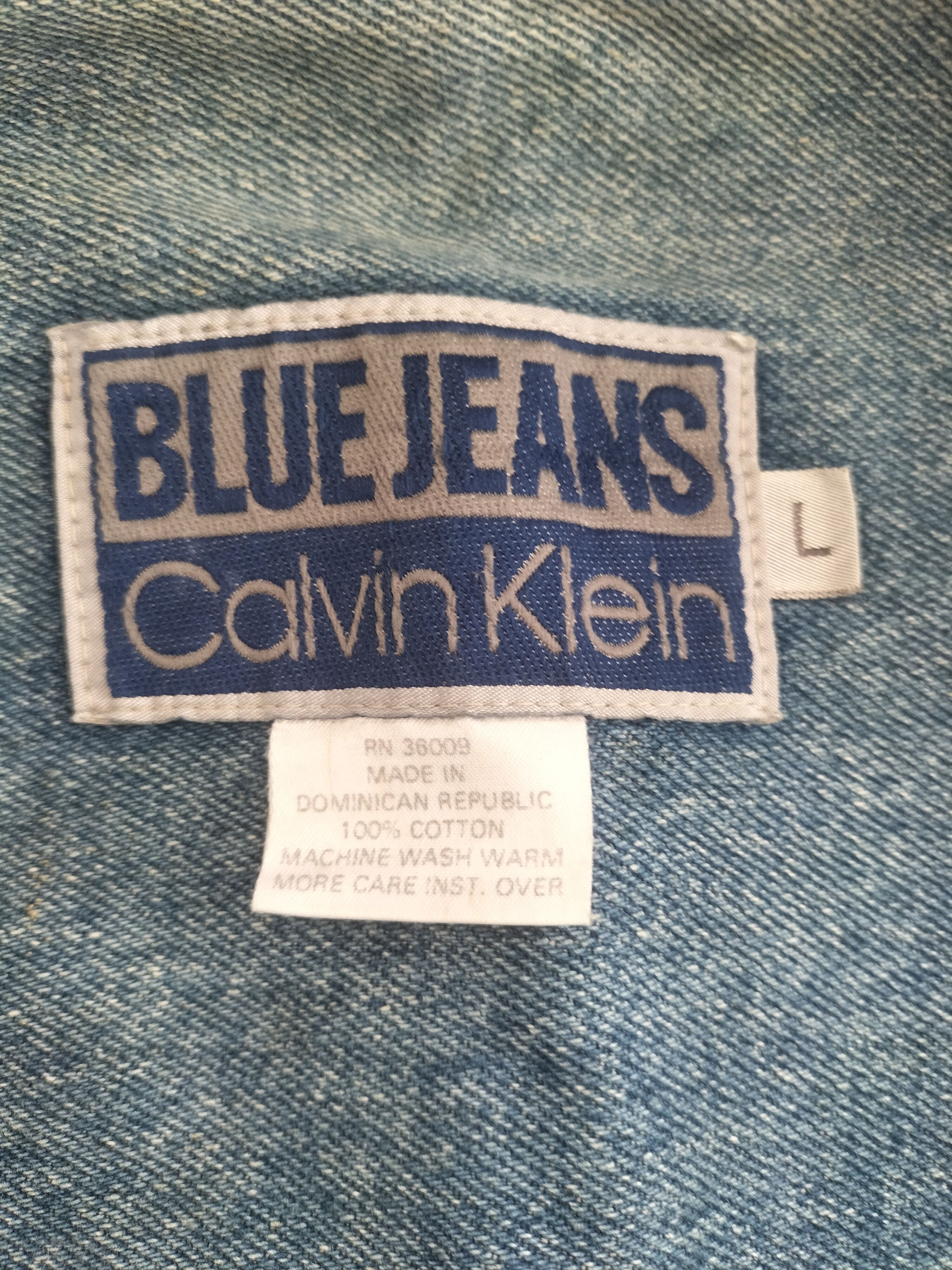 Calvin Klein Calvin Klein Blue Jeans Vintage Denim Jacket Size US L / EU 52-54 / 3 - 5 Thumbnail