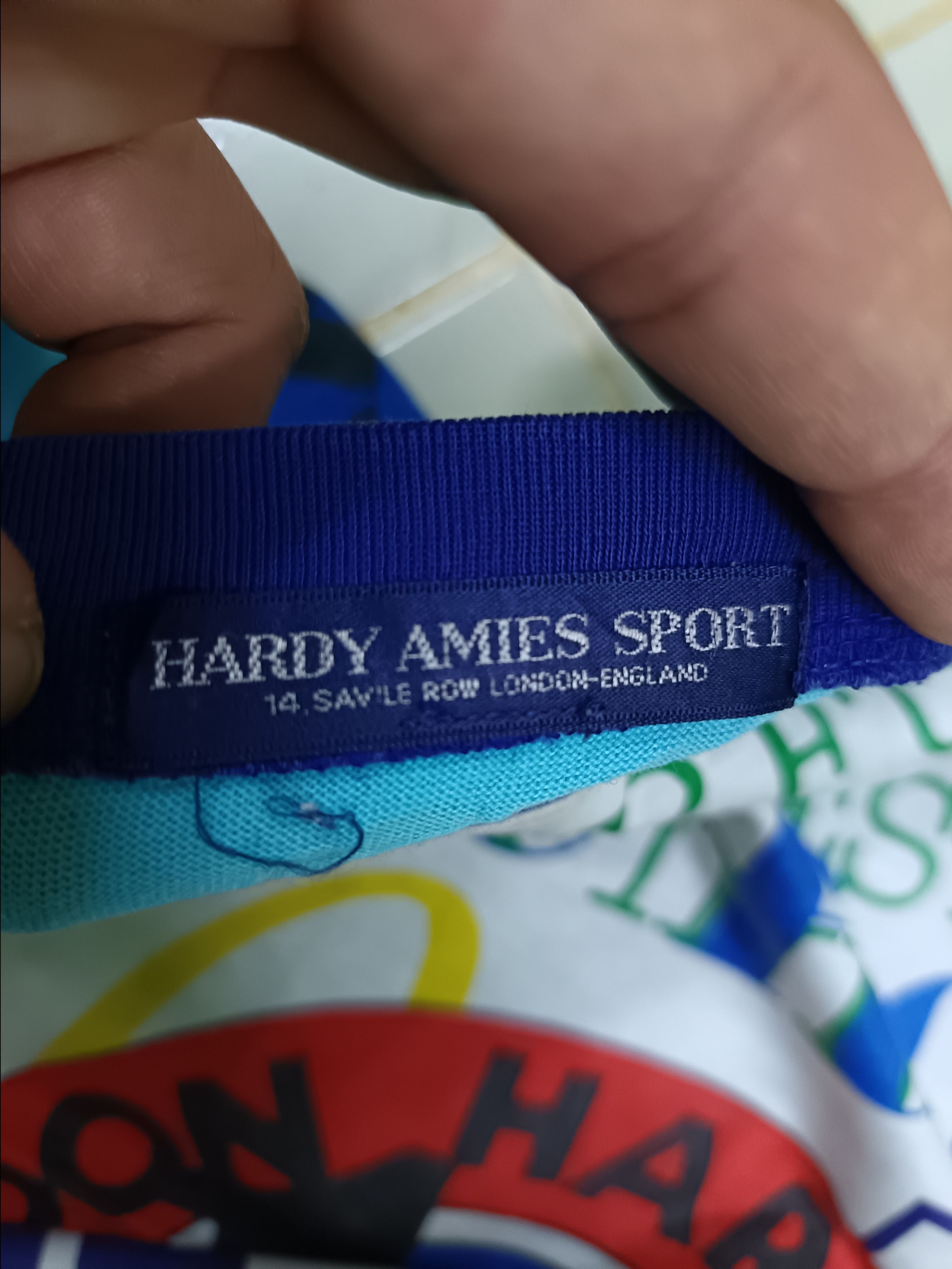 Hardy Amies Vintage 14 Savile Row London-England Hardy Amies Sport Tee Size US M / EU 48-50 / 2 - 11 Thumbnail