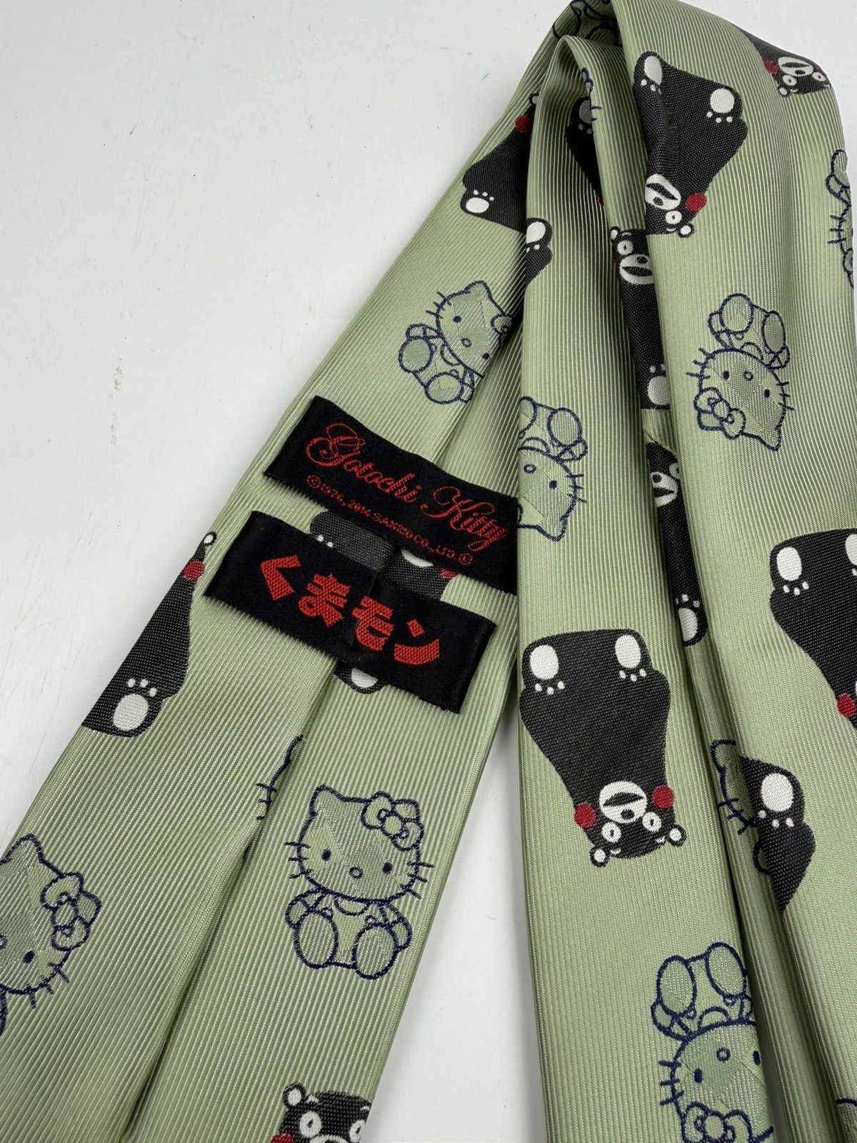 Japanese Brand kumamon X hello kitty neck tie tc53 Size ONE SIZE - 2 Thumbnail