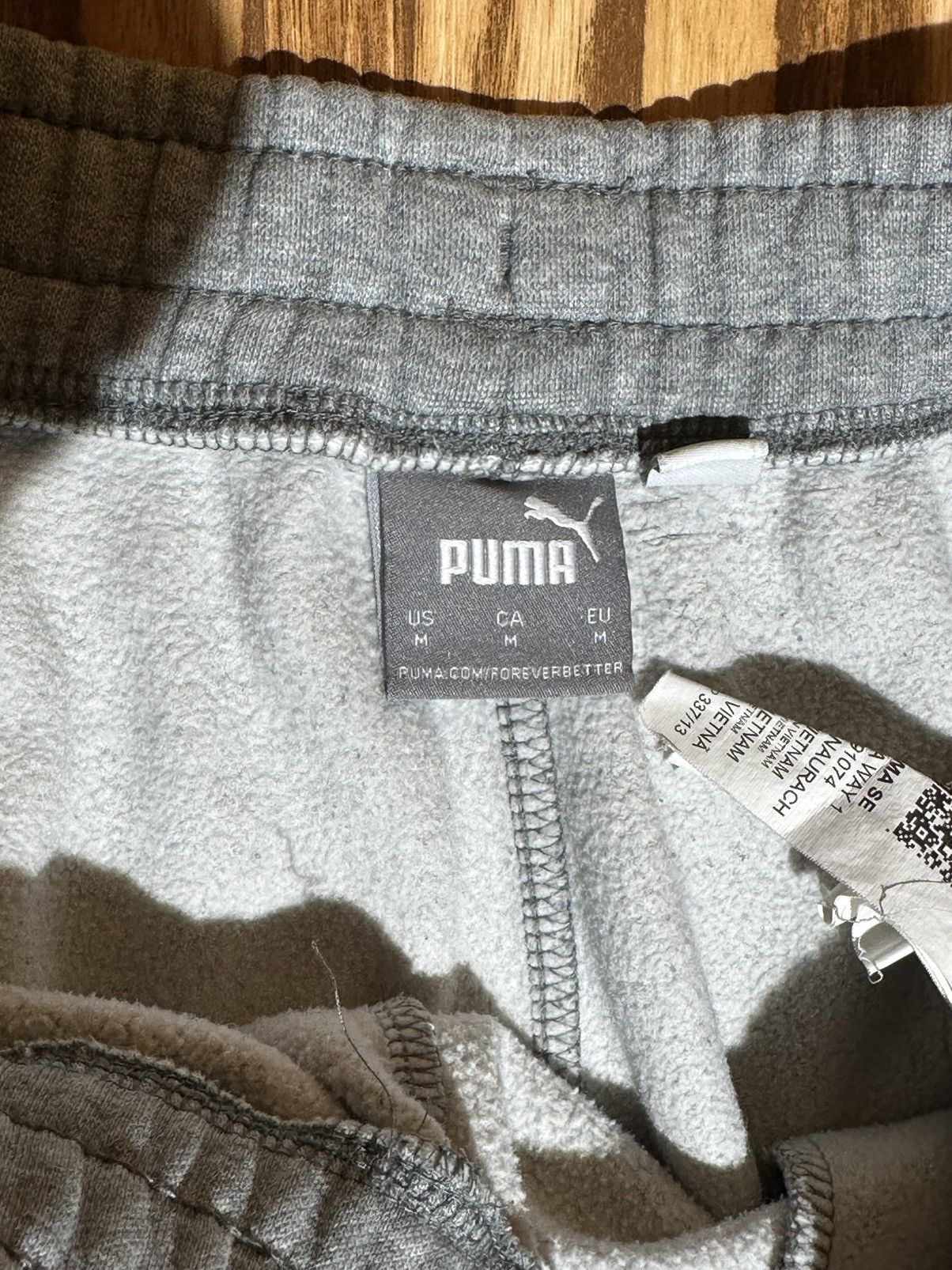 Puma PUMA Men's Athletic Gray Shorts Size US 30 / EU 46 - 4 Thumbnail