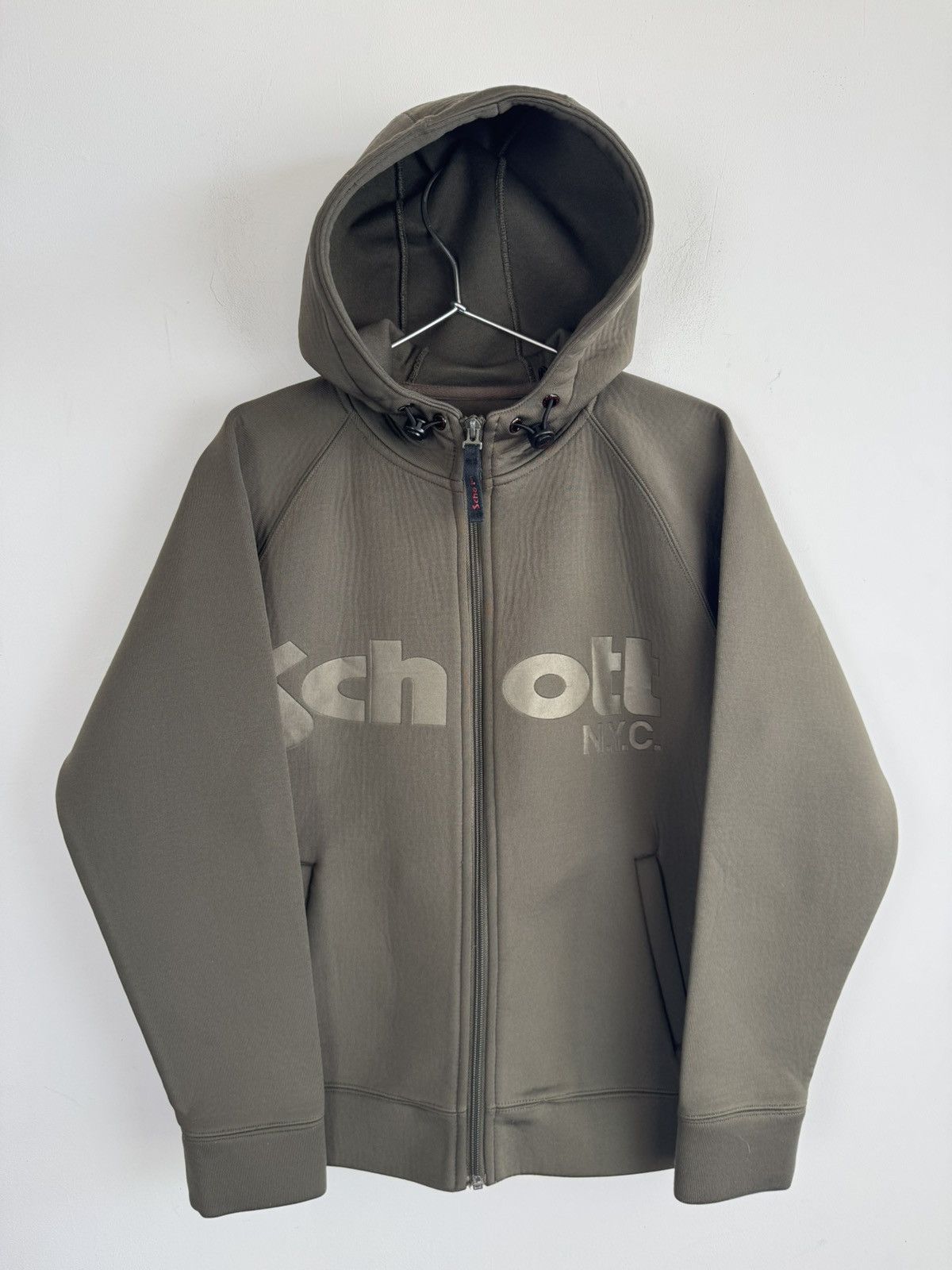 Schott Vintage Scott Neoprene Heavy Hoodie Size M / US 6-8 / IT 42-44 - 1 Thumbnail