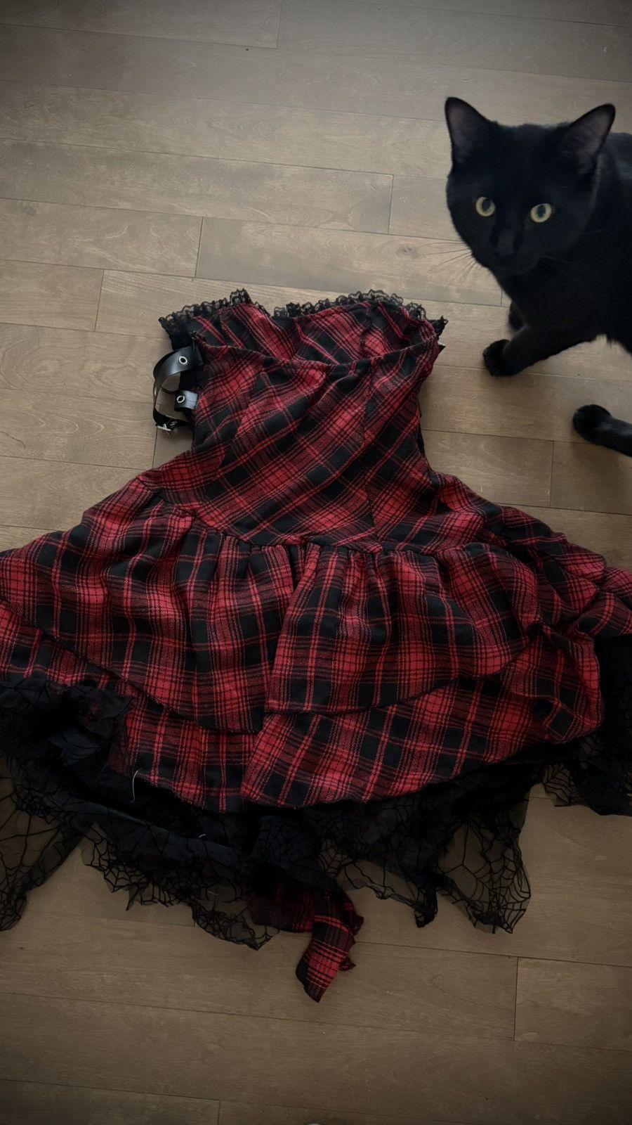 Tripp NYC Cute red and black gothic dress Size XS / US 0-2 / IT 36-38 - 3 Thumbnail