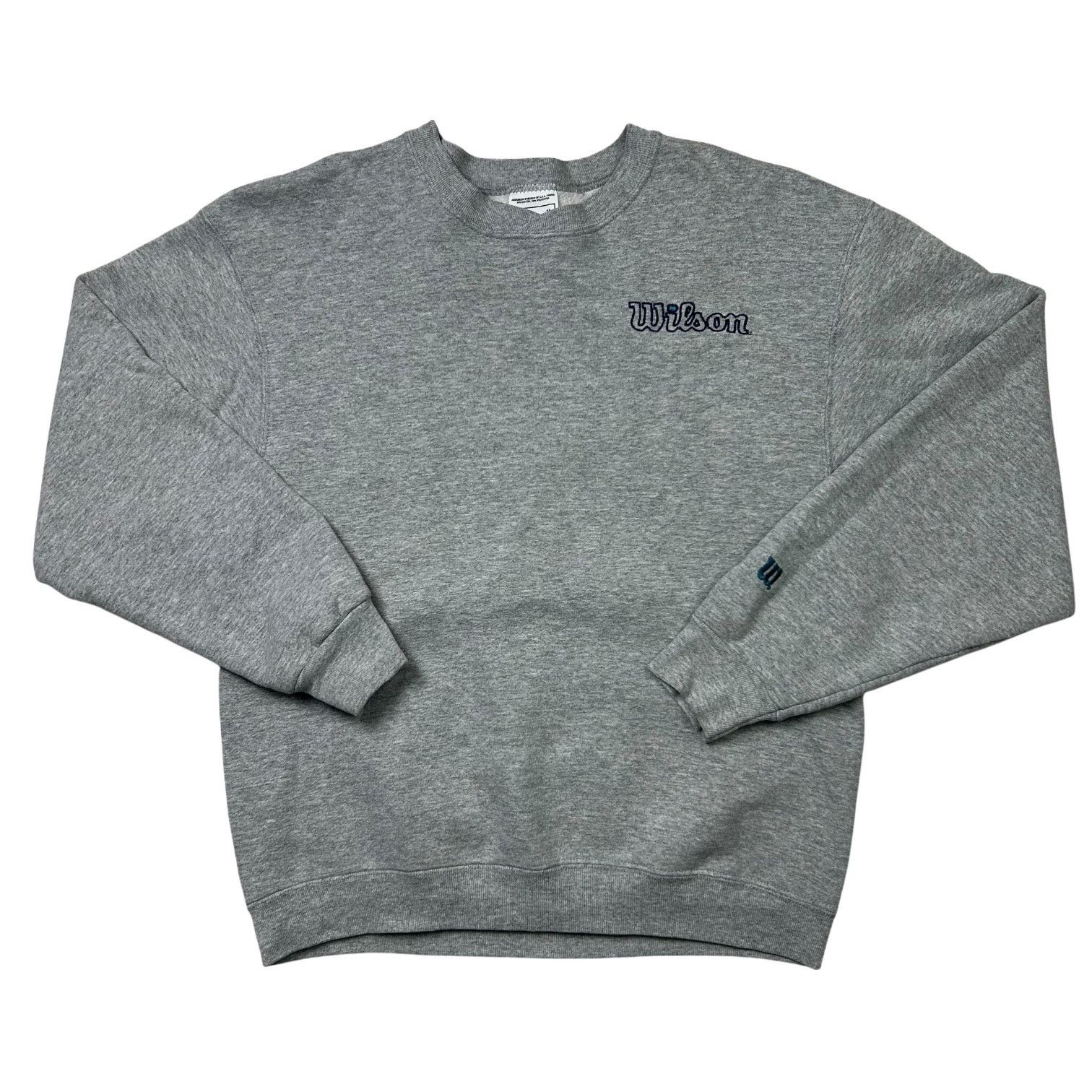 Vintage × Wilson Vintage Wilson Embroidered Gray Crewneck Sweatshirt Size US M / EU 48-50 / 2 - 1 Thumbnail