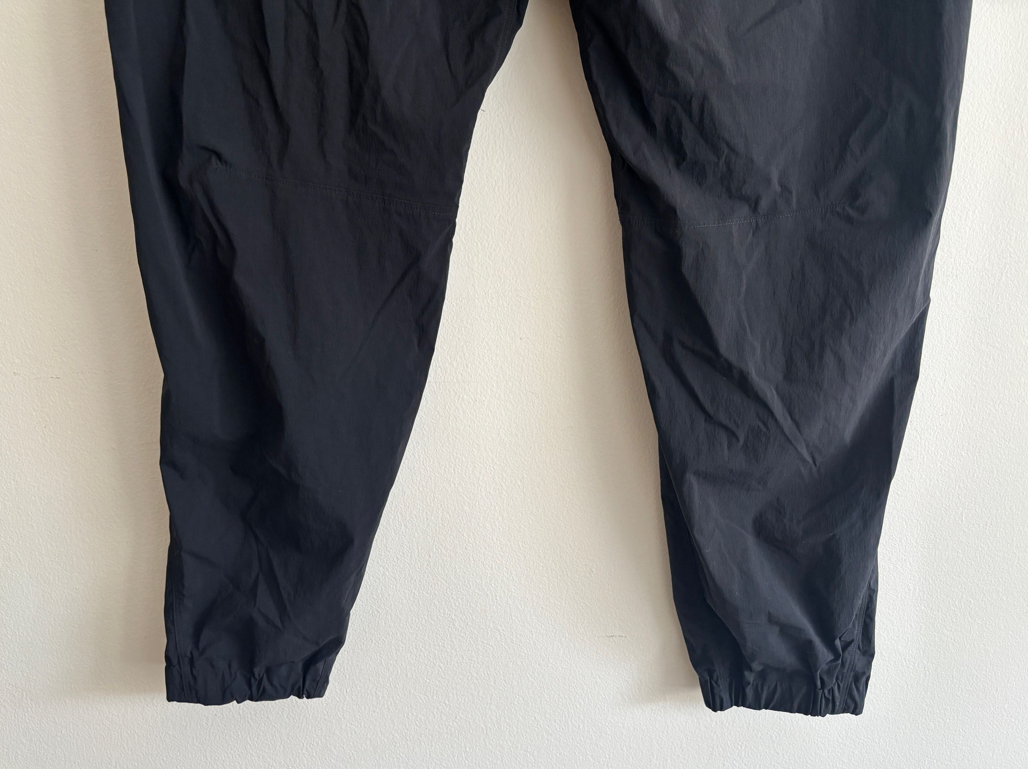 Black Nylon Acrople Joggers/ Hiking/ Running Pants- 32