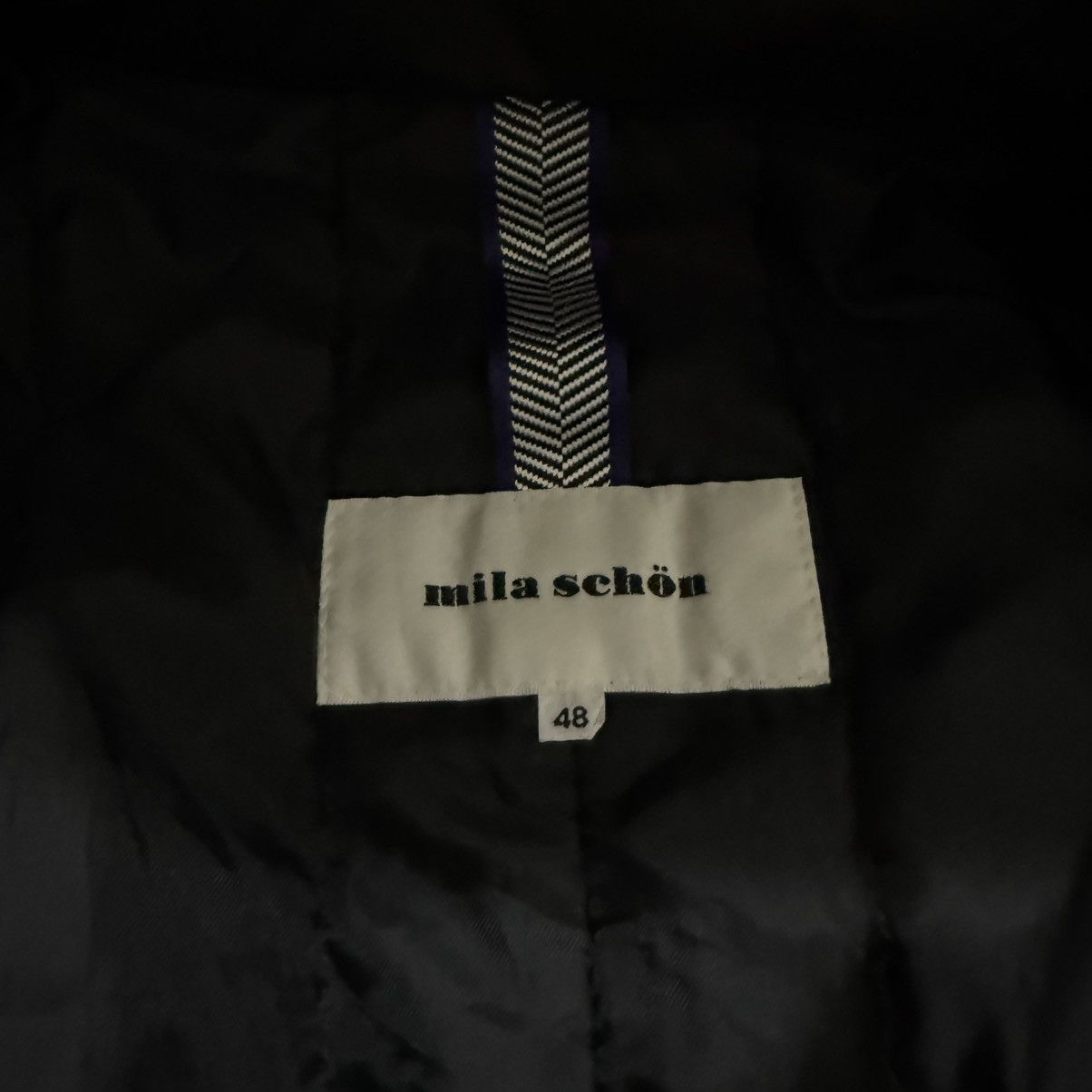 If Six Was Nine Vintage Mila Schon Black Jacket Size US XL / EU 56 / 4 - 7 Thumbnail