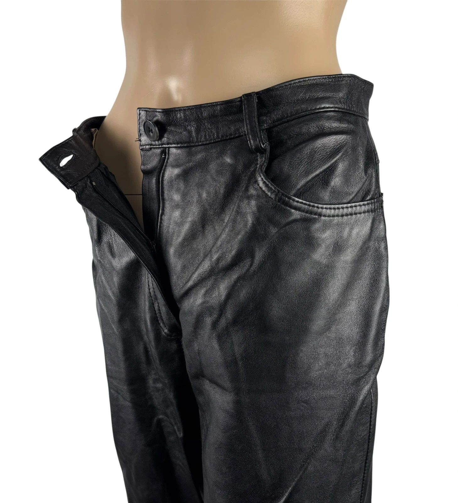 Other Betty Barclay Genuine Leather Pants Vintage size 40 Size 28" / US 6 / IT 42 - 7 Thumbnail