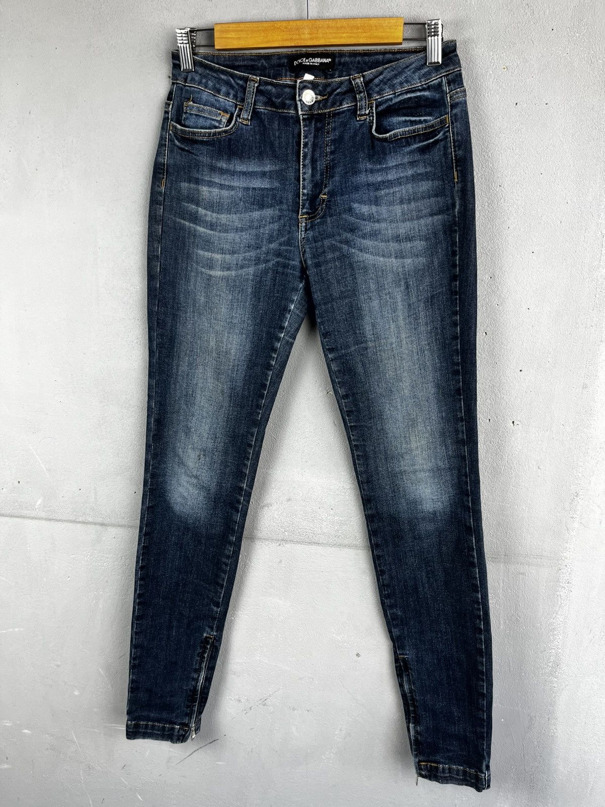 Dolce & Gabbana Dolce Gabbana y2k denim pants Size 27" / US 4 / IT 40 - 1 Thumbnail