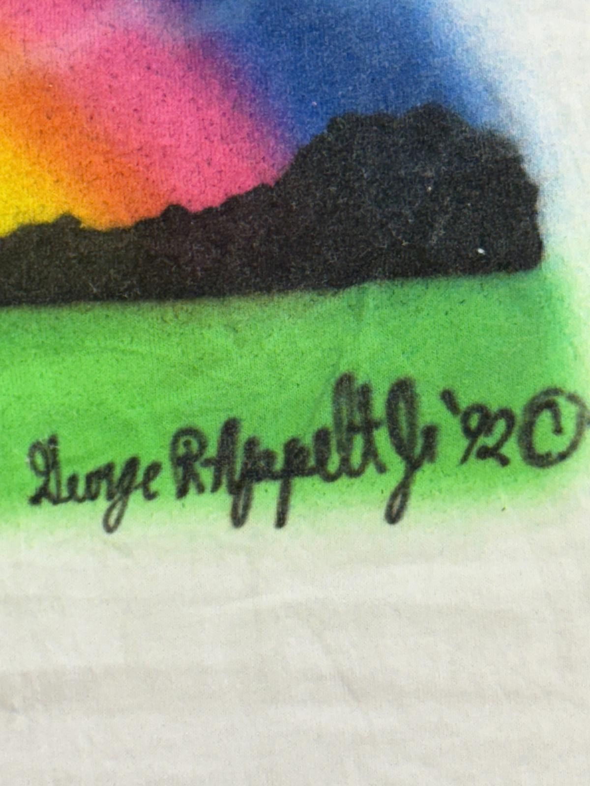 Other Vintage Amish Art T-shirt Lancaster Pennsylvania Airbrush 92 Size US L / EU 52-54 / 3 - 3 Thumbnail