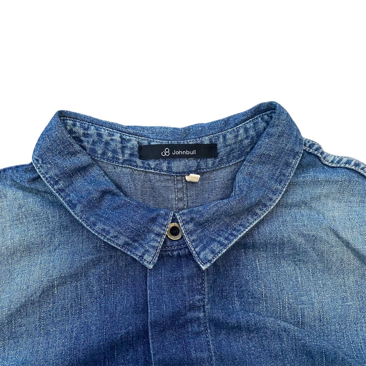 Johnbull Johnbull Japanese Denim Oversized Dress - Rare Vintage Look Size S / US 4 / IT 40 - 8 Thumbnail