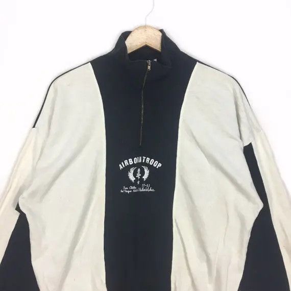 Vintage Vtg TARKY PLAYER Airborn Troop Military Jacket Sweater Size US M / EU 48-50 / 2 - 2 Thumbnail