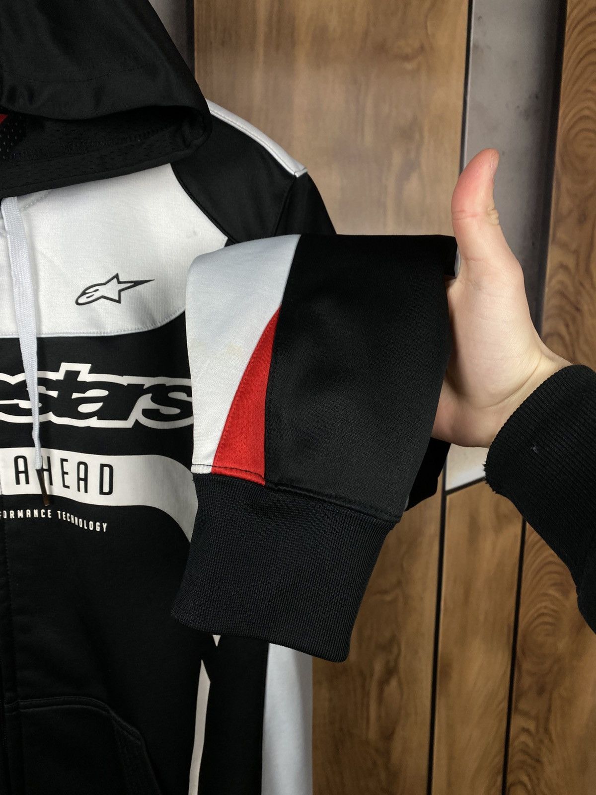 Alpinestars ⛰️Vintage Hoodie Zip-Up Alpinestars Racing Ahead Tee⛰️ Size US S / EU 44-46 / 1 - 9 Thumbnail