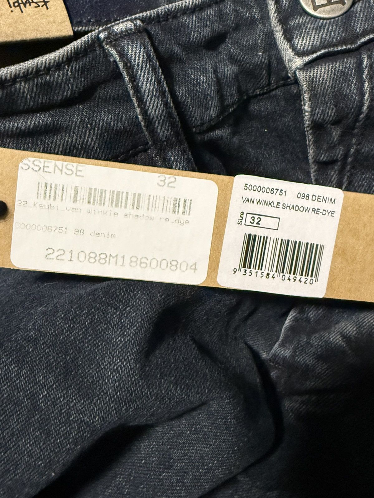 Ksubi Ksubi Denim Van Winkle (Shadow Re-Dye) Size US 32 / EU 48 - 8 Thumbnail