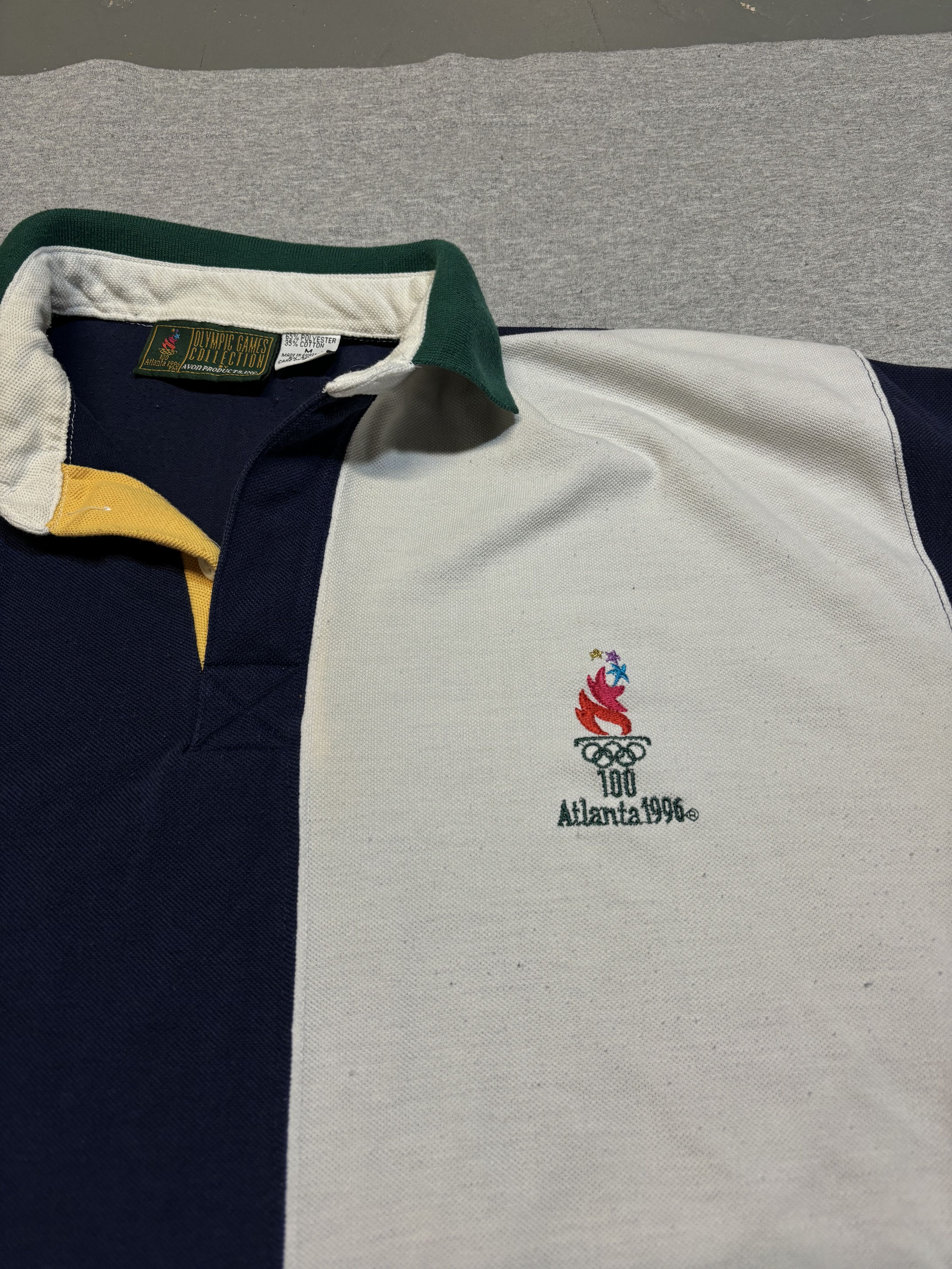 USA Olympics Vintage 1996 Atlanta Olympic Games Official Polo Shirt Size US M / EU 48-50 / 2 - 7 Thumbnail