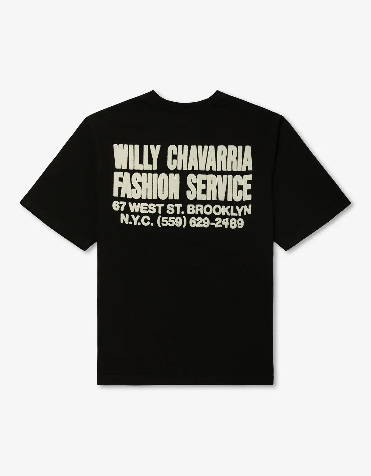 Willy Chavarria Willy Chavarria Black Fashion Services T-Shirt Size US L / EU 52-54 / 3 - 2 Thumbnail