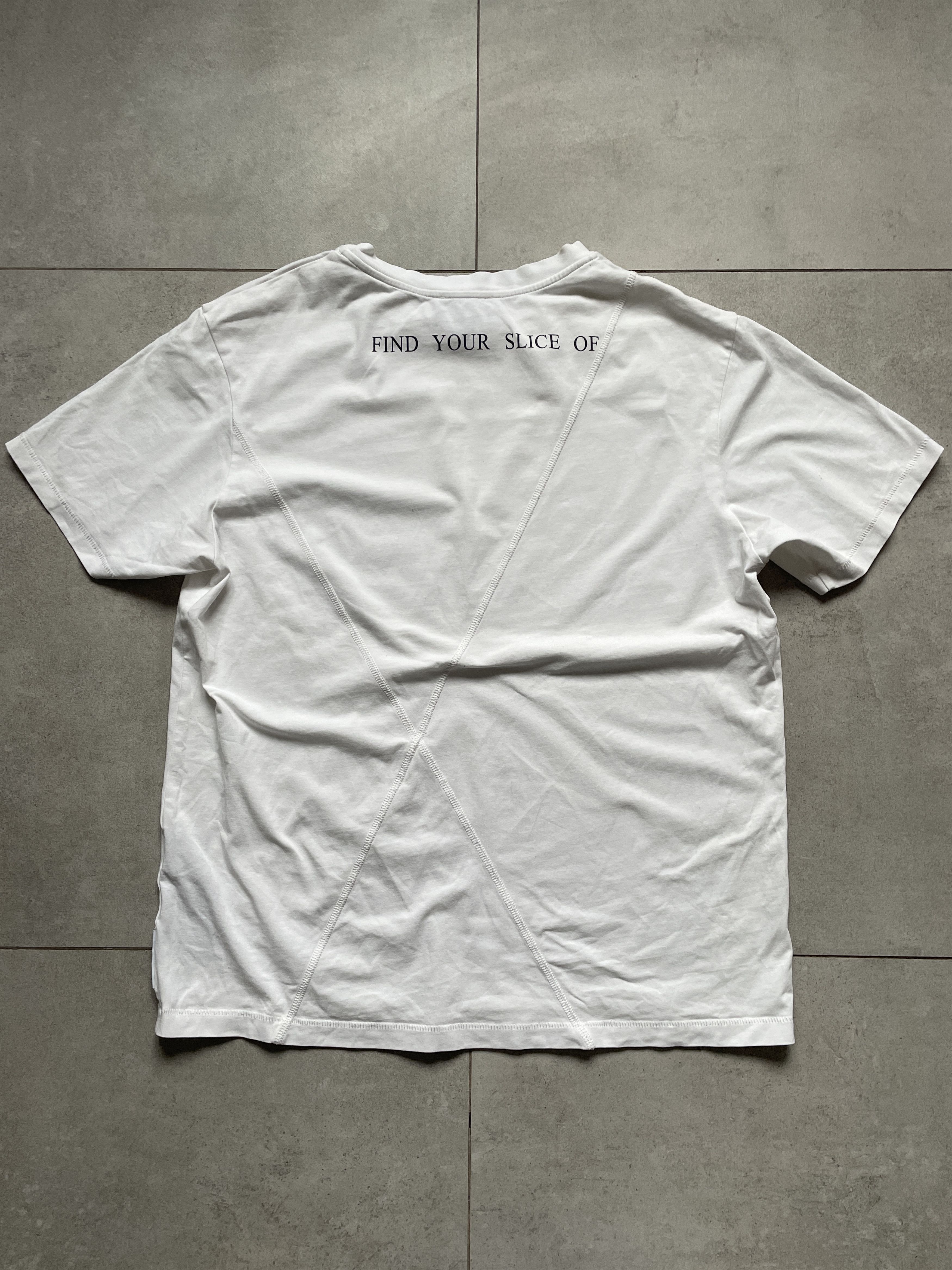 3.1 Phillip Lim 3.1 PHILLIP LIM FIND YOUR SLICE OF HEAVEN WHITE TEE Size US L / EU 52-54 / 3 - 3 Thumbnail