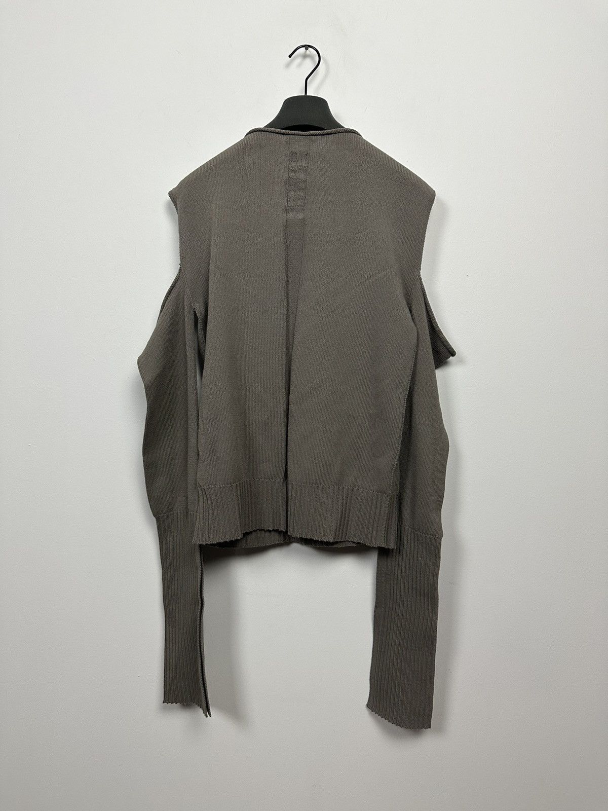 Rick Owens SS22 ‘FOGACHINE’ Shoulder Cutout Sweater Size US S / EU 44-46 / 1 - 6 Thumbnail