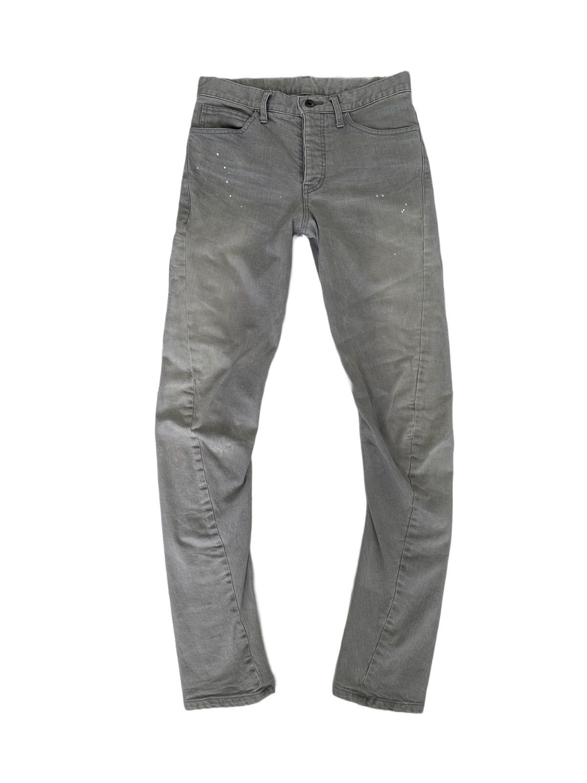 Shellac SHELLAC J CUT SPIRAL DENIM ZIPPER POCKET | Grailed