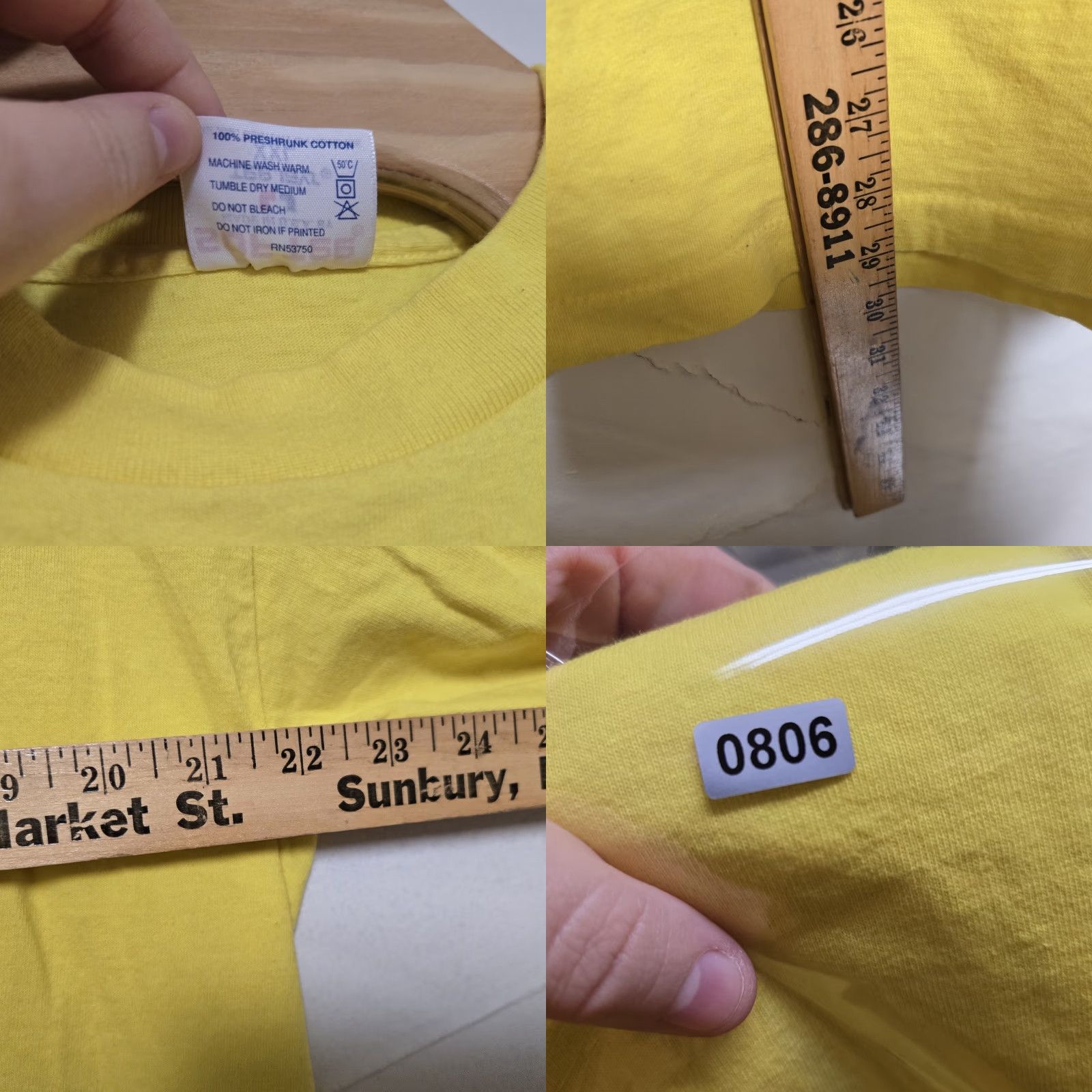 Vintage VINTAGE Tweety Bird Six Flags T-Shirt Mens Shirt XXL Yellow 1992 Softee Size US XXL / EU 58 / 5 - 8 Thumbnail