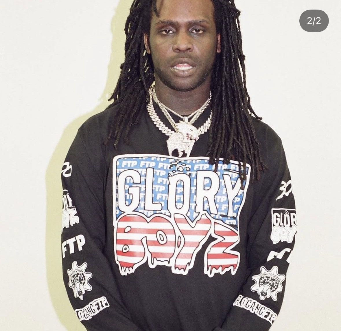 Fuck The Population FTP GLO GANG COLLAB LONG SLEEVE TEE Size US XL / EU 56 / 4 - 2 Thumbnail