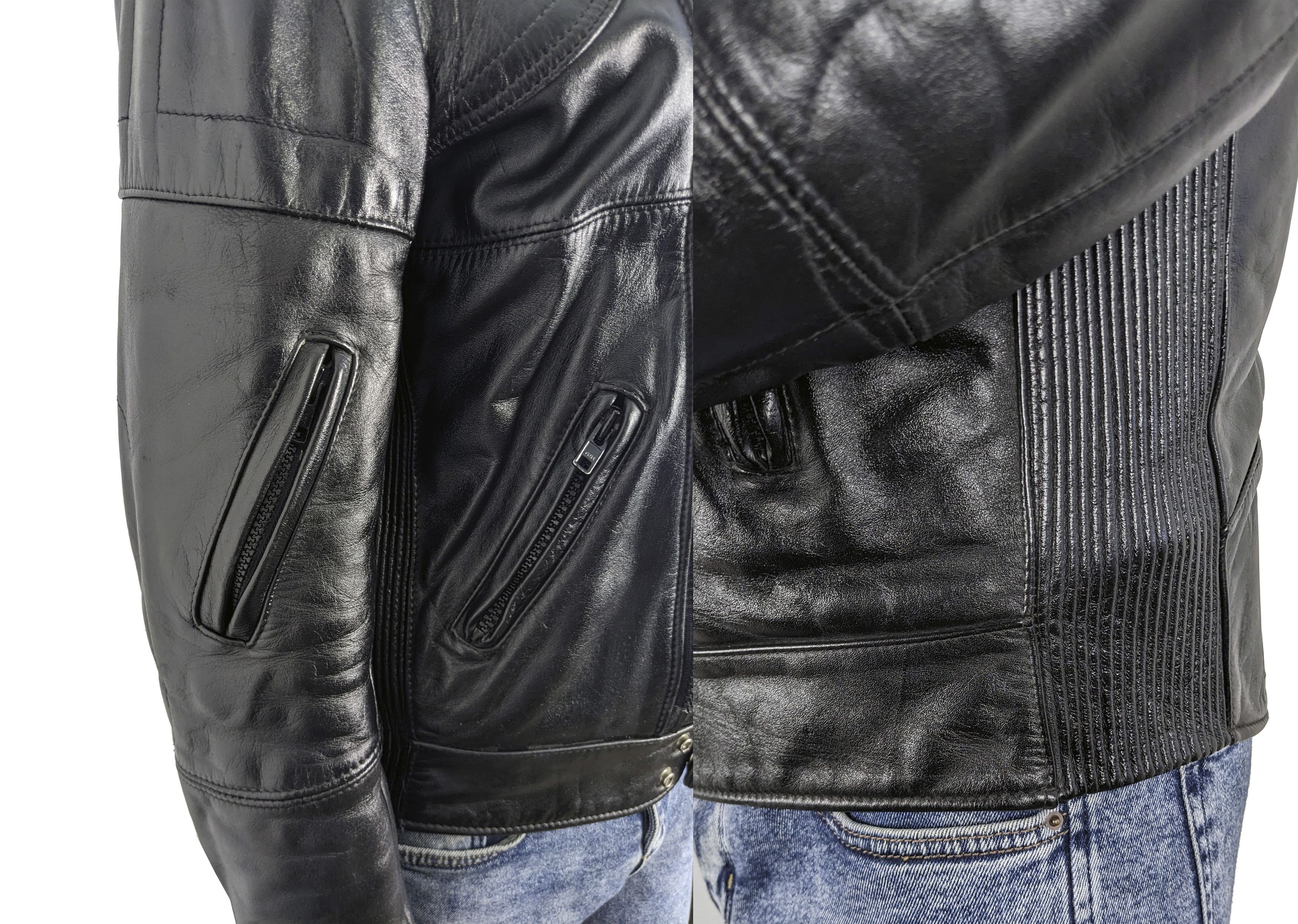 Vintage Vintage 80s Wolf Leathers Biker Motorcycle Cafe Racer Jacket Size US L / EU 52-54 / 3 - 11 Thumbnail