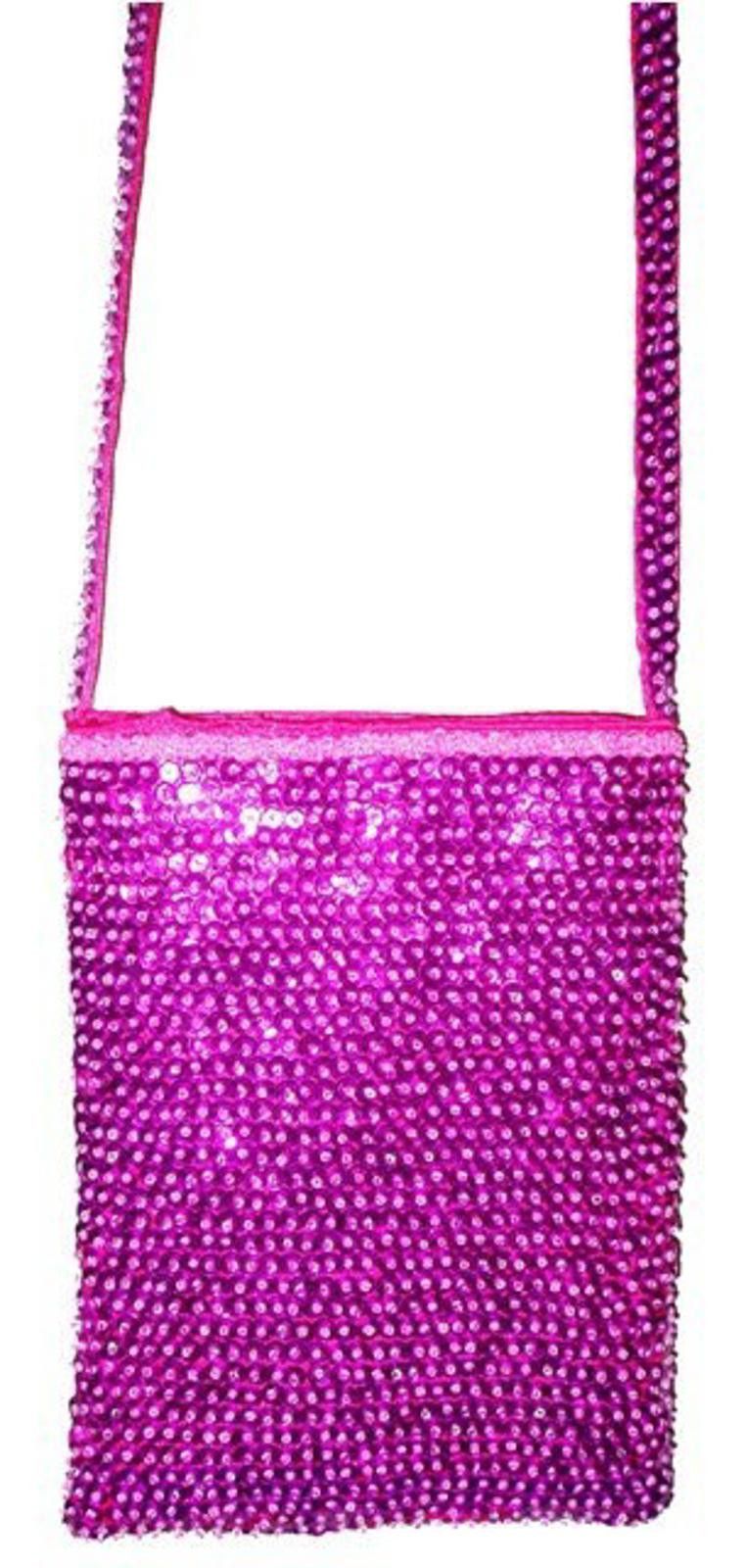 Pink Sequin Purse FUSHIA HOT PINK Size ONE SIZE - 1 Preview
