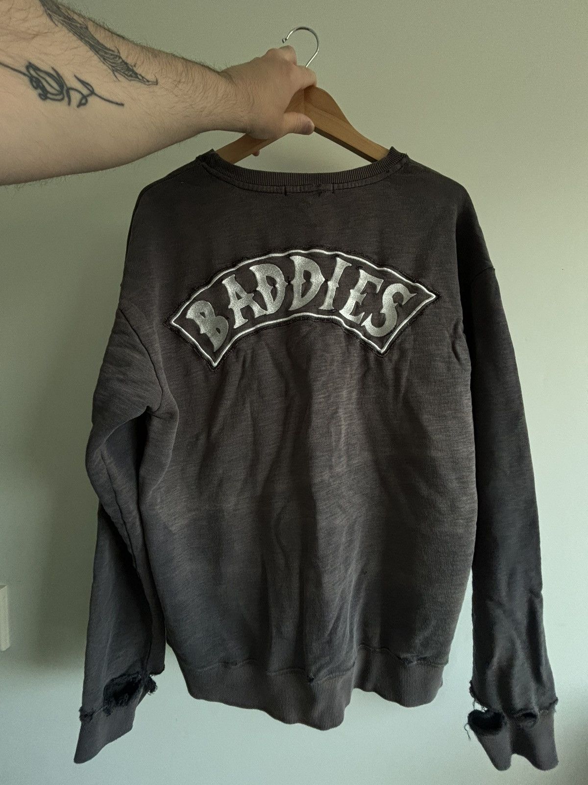 Ksubi × Vintage Destroyed Ksubi ‘Baddies’ Sweater Size US M / EU 48-50 / 2 - 10 Thumbnail