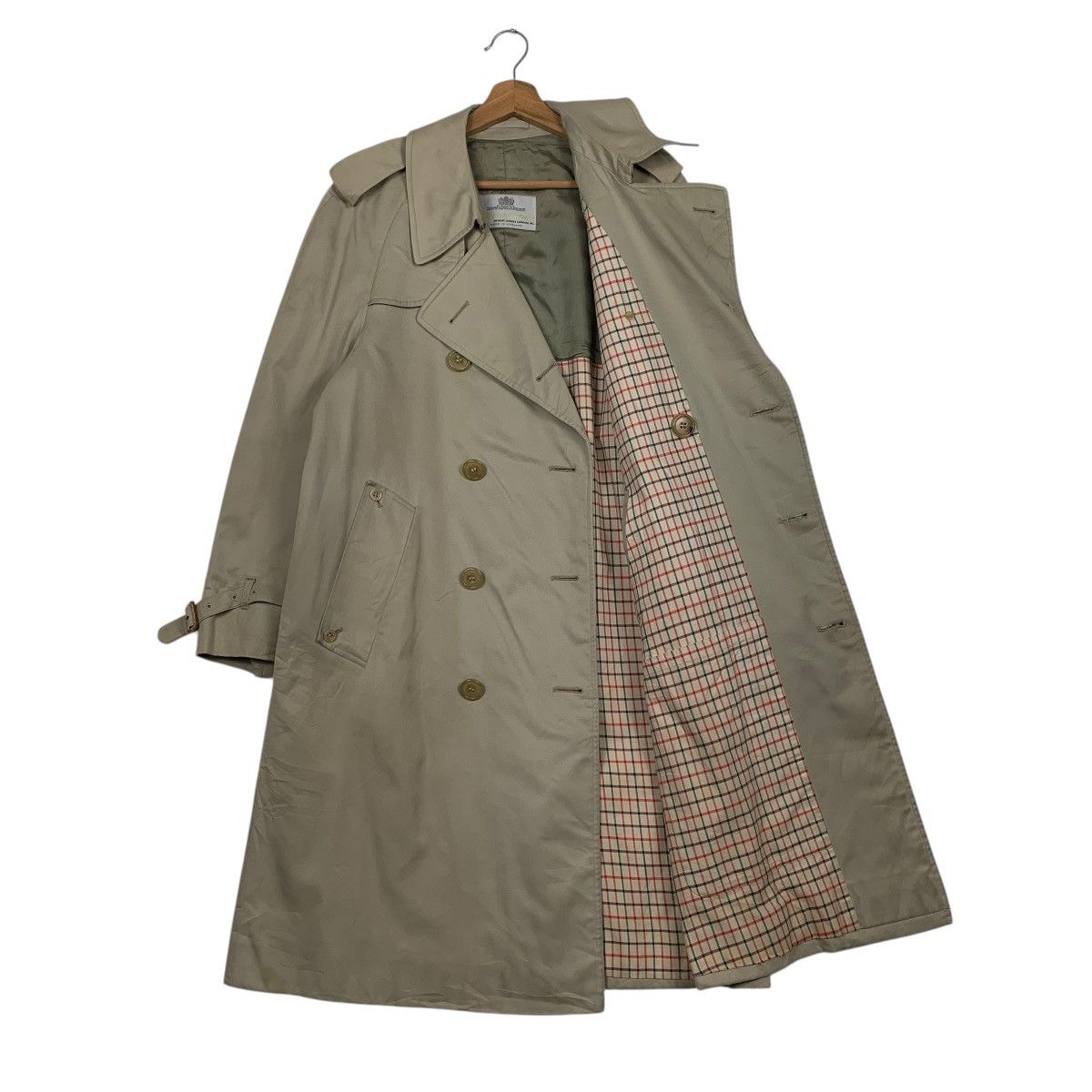 Aquascutum Vintage Aquascutum Double Breasted Trench Coat Size US M / EU 48-50 / 2 - 10 Thumbnail
