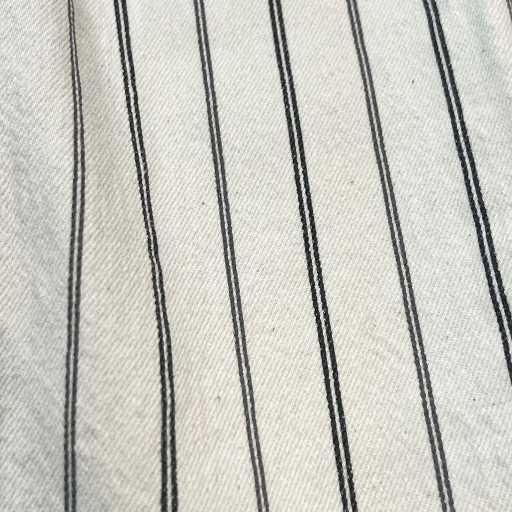 Abercrombie & Fitch VINTAGE Abercrombie Simone High Rise Slim Jeans White Striped 6R 28 Womens Size 28" / US 6 / IT 42 - 3 Thumbnail