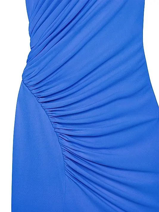 Givenchy o1srvl11e0725 Draped Dress in Crepe in Iris Purple Size XS / US 0-2 / IT 36-38 - 3 Thumbnail