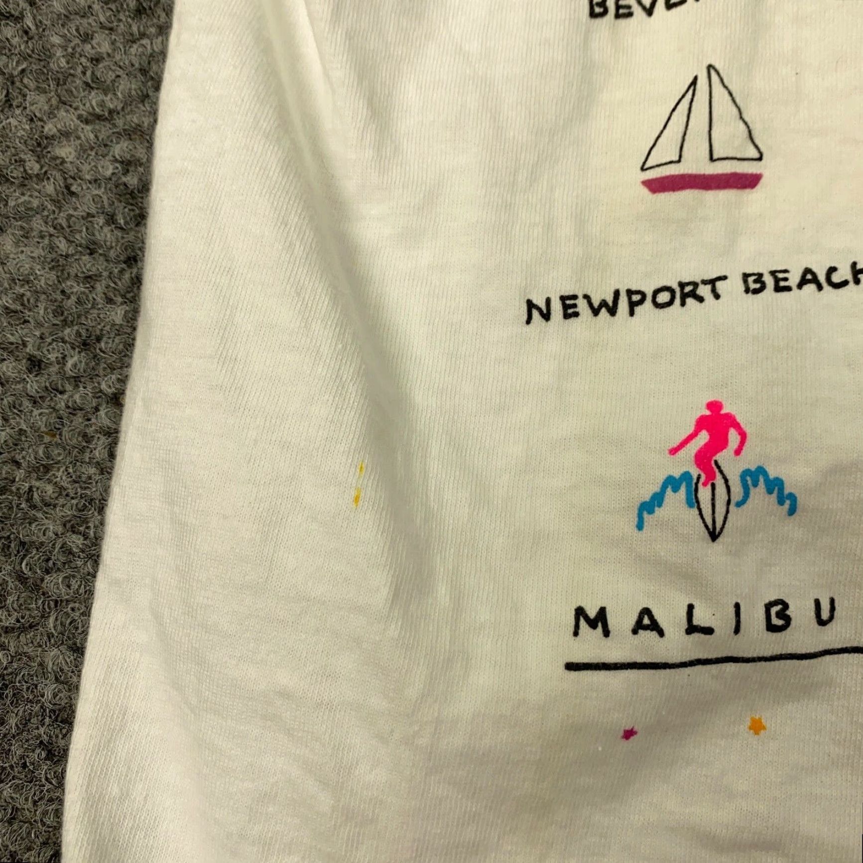 Vintage VINTAGE California T-Shirt Mens Small Casual Short Sleeve Cotton Beach 90s Retro California State Men Size US S / EU 44-46 / 1 - 3 Thumbnail